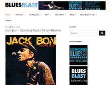 Tablet Screenshot of bluesblastmagazine.com